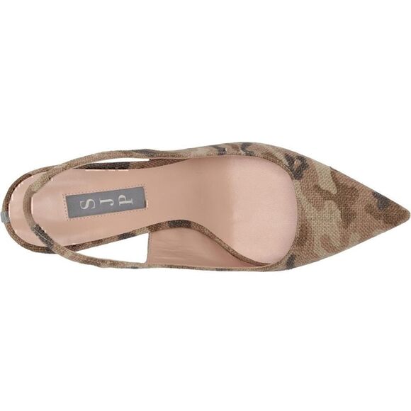 SJP Sarah Jessica Parker Simplicity camo kitten heels fawn 8.5 - Picture 5 of 6